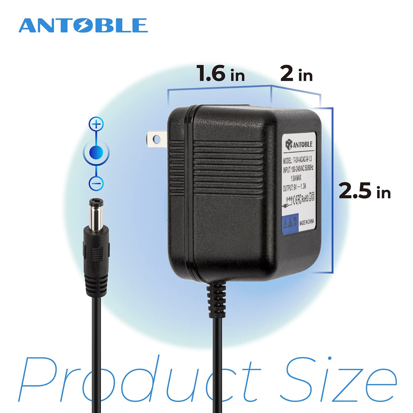 9VAC AC-AC Adapter Charger for Digitech RP100 RP150 RP200 RP300 RP350 RP3 RP250 RP200A RP250 RP255 RP350 RP300A RP355 Guitar Pedal Multi Effects…