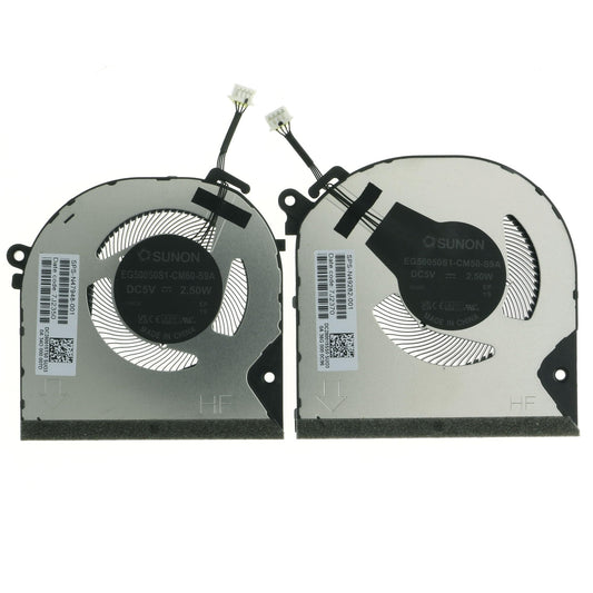Replacement CPU+GPU Cooling Fan for HP Envy x360 15Z-FH 15-FH 15-FH0013DX 15-FE0013DX 2-in-1 N49282-001, DC280015SS0, N47948-001, DC280015TS0