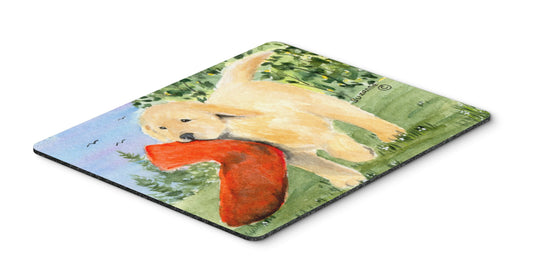 Caroline's Treasures SS8762MP "Golden Retriever Mouse Pad, Hot Pad or Trivet" for Home Office Gaming Working Computers Laptop Mouse Mat,Washable Large