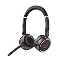 Jabra Evolve 75 SE, Link380a UC Stereo- Bluetooth Headset with Noise-Cancelling Microphone, Long-Lasting Battery and Dual Connectivity - Works…