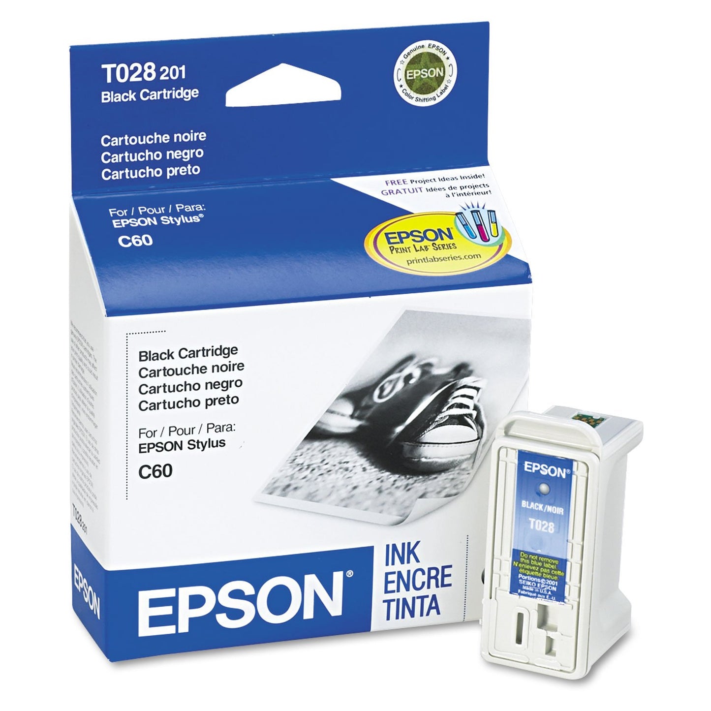 Epson T028201 Black Ink Cartridge for Epson Stylus C60