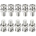 BNC Terminator, 10 Pack 50 Ohm BNC Male Cap Protective Cover for VNA, Signal Analyzers Coax Adapter Connector Coaxial Cable End