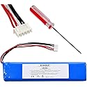 HQRP 5000mAh Battery Compatible with JBL Xtreme Extreme Portable Bluetooth Speaker 5000mAh Li-Polymer JBL GSP0931134 Repair + Screwdriver