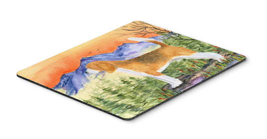 Caroline's Treasures SS8615MP Beagle Mouse Pad, Hot Pad or Trivet for Home Office Gaming Working Computers Laptop Mouse Mat,Washable Large Mousepad