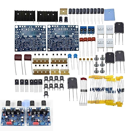 DIY KITS 2PCS MX50 SE 100WX2 Dual Channels Audio Power amplifiers Board D1047 B817 2SA1295 2SC3264 (D1047 B817)