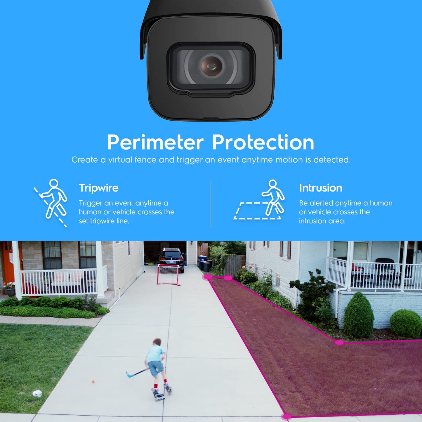 Amcrest UltraHD 4K (8MP) Outdoor Bullet Security IP POE Camera, 98ft NightVision, 2.8mm Lens, IP67 Weatherproof, 256GB MicroSD Recording, Black