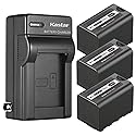 Kastar 3-Pack Battery and AC Wall Charger Replacement for Panasonic Lumix BGH1 Cinema 4K Box Camera, AG-CX10, AG-CX350, AG-DVX200, AG-DVX200PJ