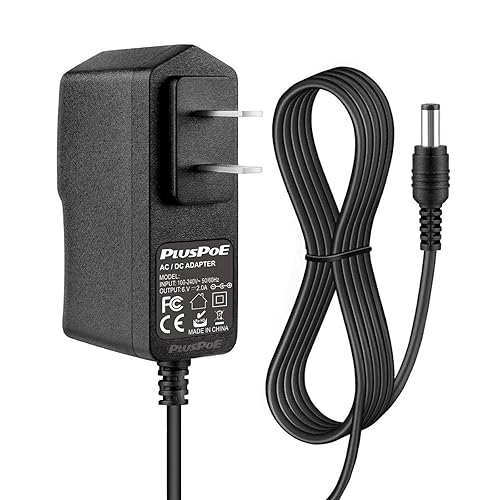 PLUSPOE 6V Power Cord for ProForm Elliptical 6.6 Ft Long AC Power Adapter Supply Charger Smart Strider 480 490 500 600 LE, 390 395 475 510 E, 510 EX…