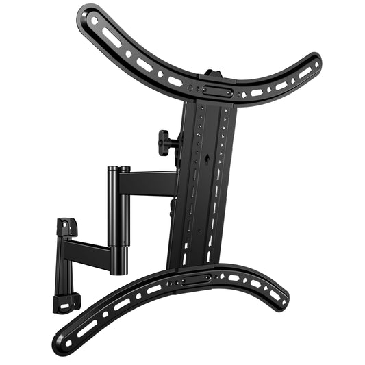 SANUS Full Motion TV Mount - Single Stud 32 to 55 inch TV Wall Mount Tilts, Extends & Swivels - Easy DIY Install Includes All Hardware & Post Install