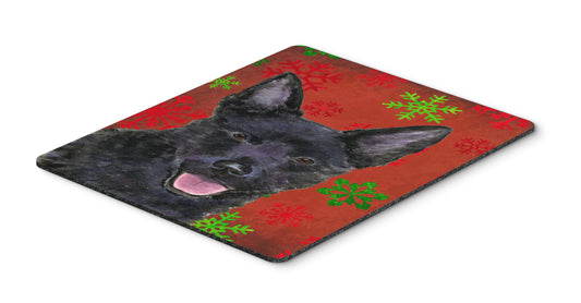 Caroline's Treasures SS4705MP Australian Kelpie Red Green Snowflakes Christmas Mouse Pad, Hot Pad or Trivet for Home Office Gaming Working Computers