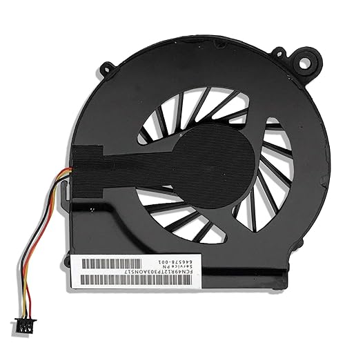 CCYO Replacement CPU Cooling Fan for HP Pavilion G7-1000 G6-1000 G4-1000 Compaq CQ42 CQ62 CQ56 646578-001 KSB06105HA Series Laptop(3 Pin 3 Connector)