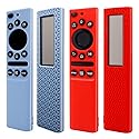 [2Pack] ZEVGOV Silicone Case for Samsung Smart Solar Cell Remote Control BN59 Series Protective Kids-Friendly Shockproof Remote Control Sleeve Holder