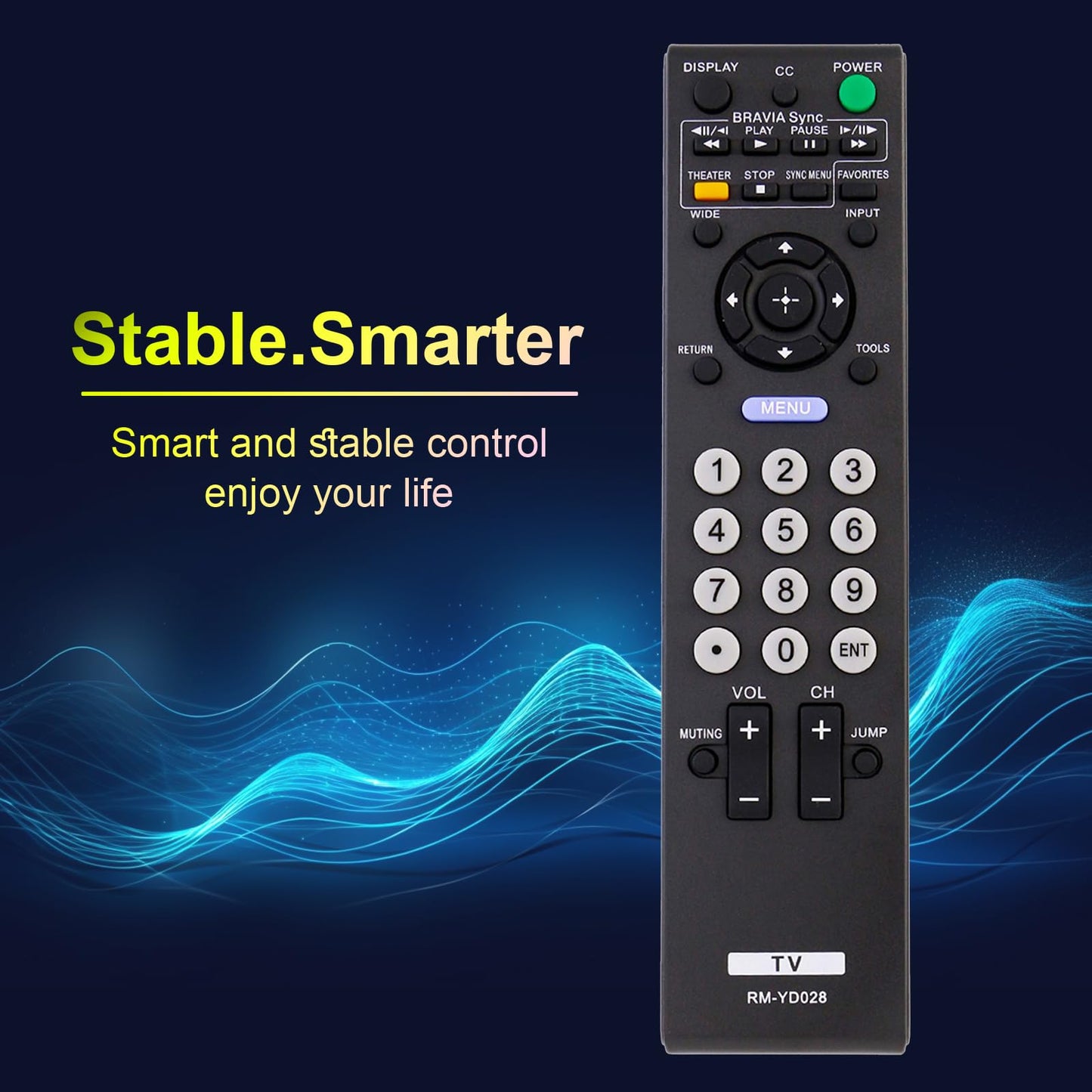RM-YD028 Replaced Remote Control fit for Sony Bravia TV KDL-46VE5 KDL-46VL150 KDL-52S5100 KDL32L5000 KDL46S5100 KDL32XBR9 KDL52V5100 KDL46V5100