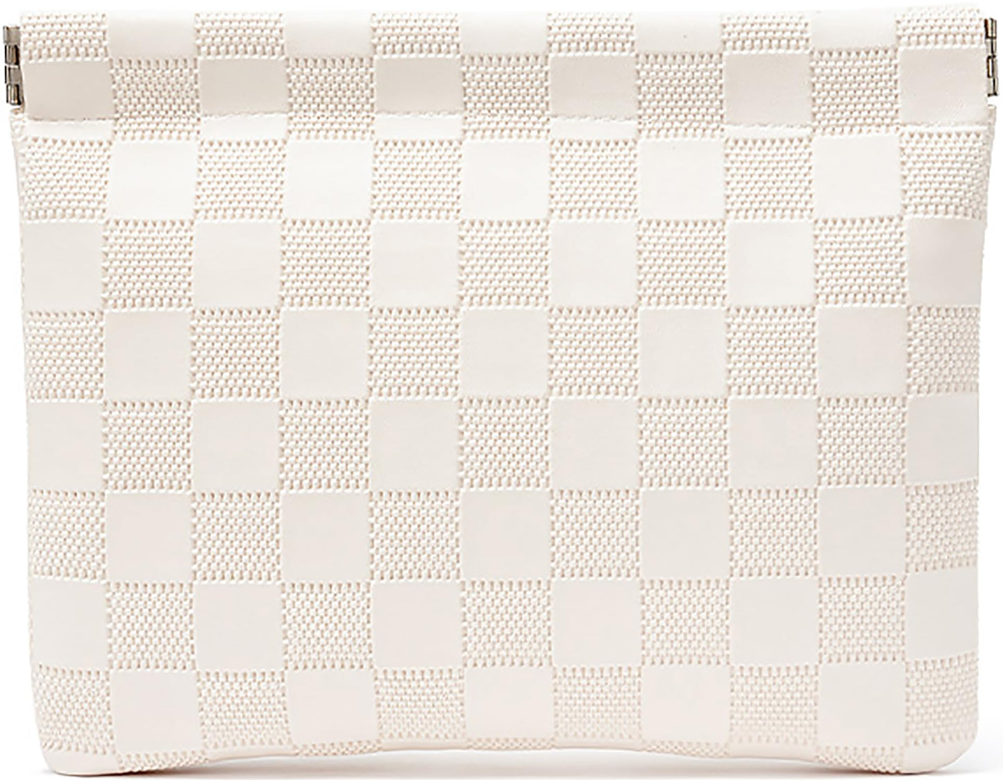 HIGH FIT Leather Pocket Cosmetic Bag – Small Self-Closing Makeup Pouch for Women, Coin Purse, Lipstick & Travel Accessories Organizer