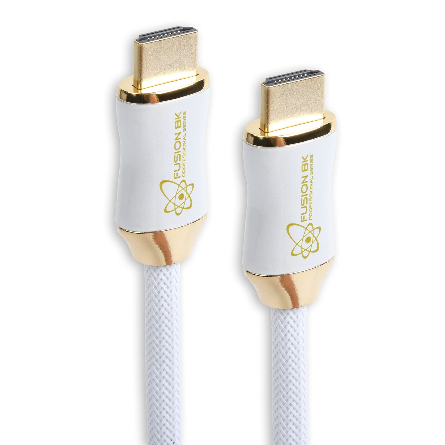 Fusion8K White HDR HDMI 2.1 Certified Cable Supports 10K 8K @60Hz and 4K @120Hz Compatible with Dolby Vision and All TVs, BluRay, Xbox Series X, PS5