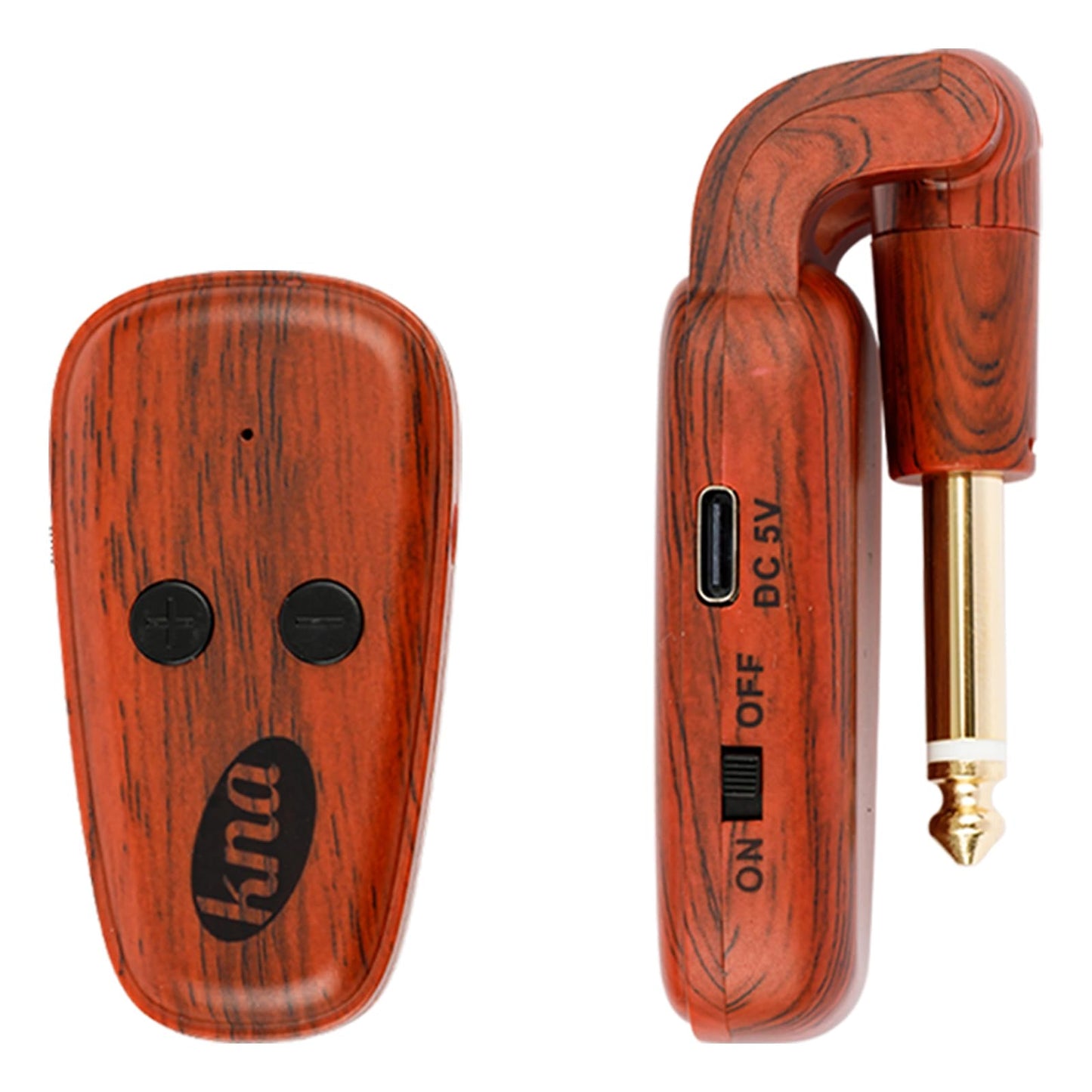 KNA U-Wi Universal Wireless System, Guitar, Bass, Violin, Acoustic and Electric Instruments, UHF Wireless Audio for Piezo Pickups, 50m Range