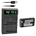 Kastar 1-Pack LPEL Battery and LTD2 USB Charger Compatible with Canon LP-EL Lithium-Ion Battery Pack, Canon Speedlite EL-5 On-Camera Flashs