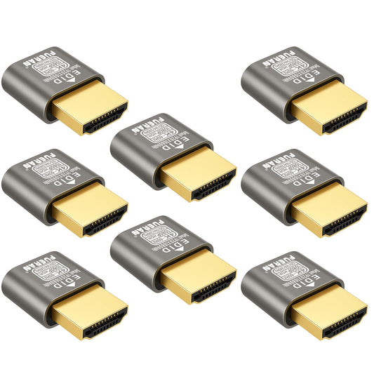 FUERAN HDMI Dummy Plug 4K HDR,edid Emulator Virtual Display Adapter,hdmi Headless Adapter 4K@60Hz?2560X1440@120/144Hz?1080P@120/144/240Hz