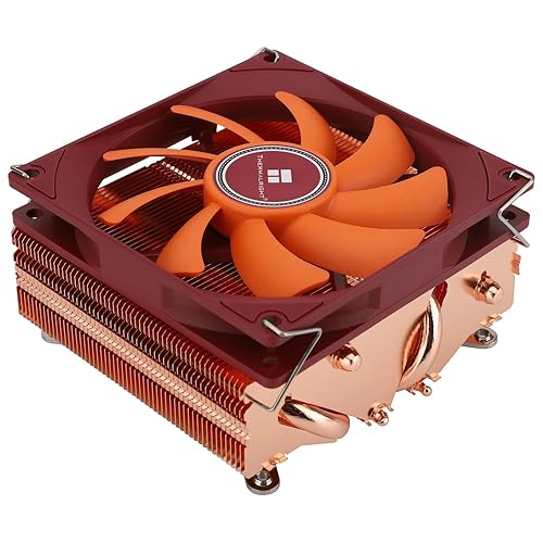 Thermalright AXP90 X53 Full Low Profile ITX CPU Cooler,with 92mm Slim PWM Fan for 2700RPM High Speed ITX CPU Fan,Pure Copper Version,for Intel