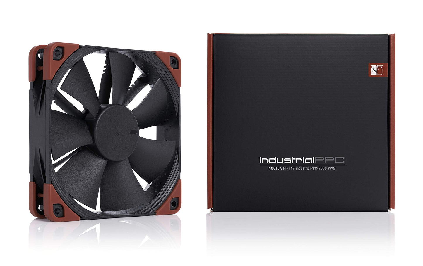 Noctua NF-F12 iPPC-2000 PWM, Heavy Duty Cooling Fan, 4-Pin, 2000 RPM (120mm, Black)