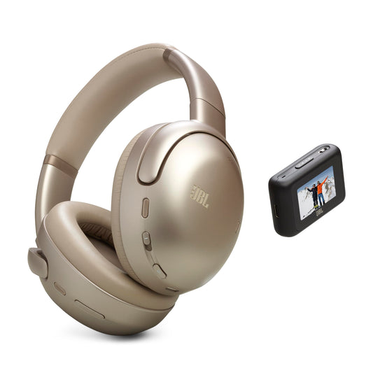 JBL Tour One M3 Smart Tx - Wireless Over-Ear Noise Cancelling Headphones with Smart Transmitter, Hi-Res Audio (3.5mm or USB-C), Spatial 360 Sound…