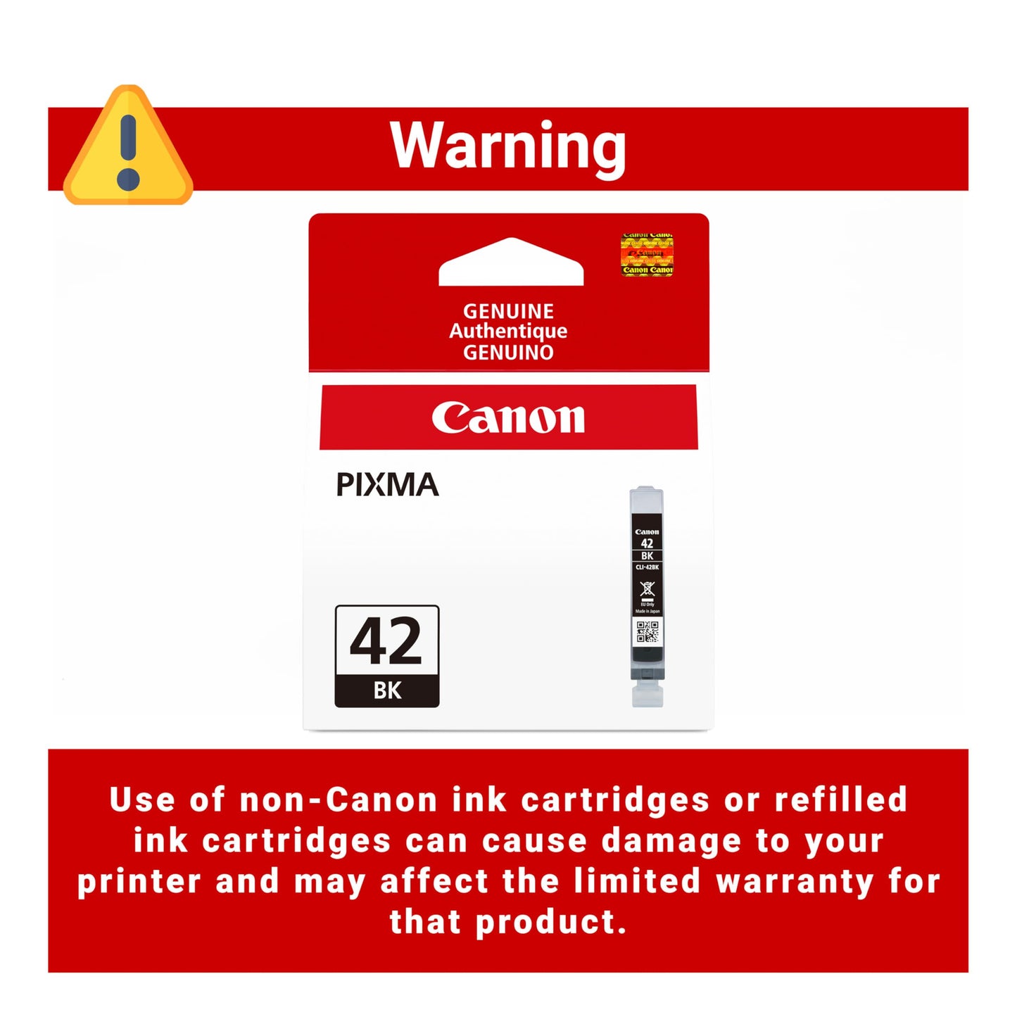 Canon CLI-42 Genuine Black Ink Tank, Compatible with PIXMA PRO-100 Printers