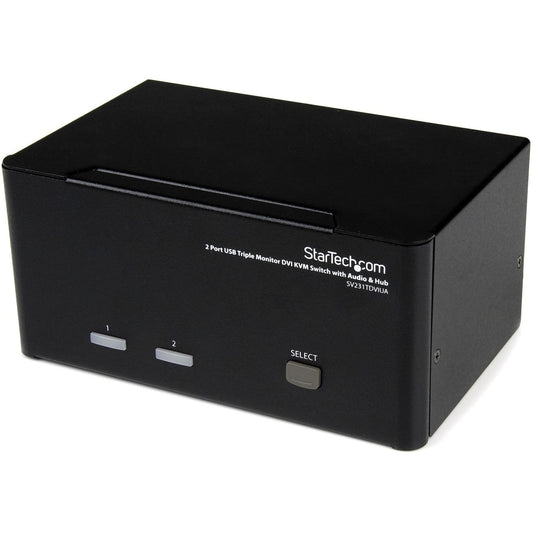 StarTech.com SV231TDVIUA Keyboard Video Mouse (KVM) Switch Box