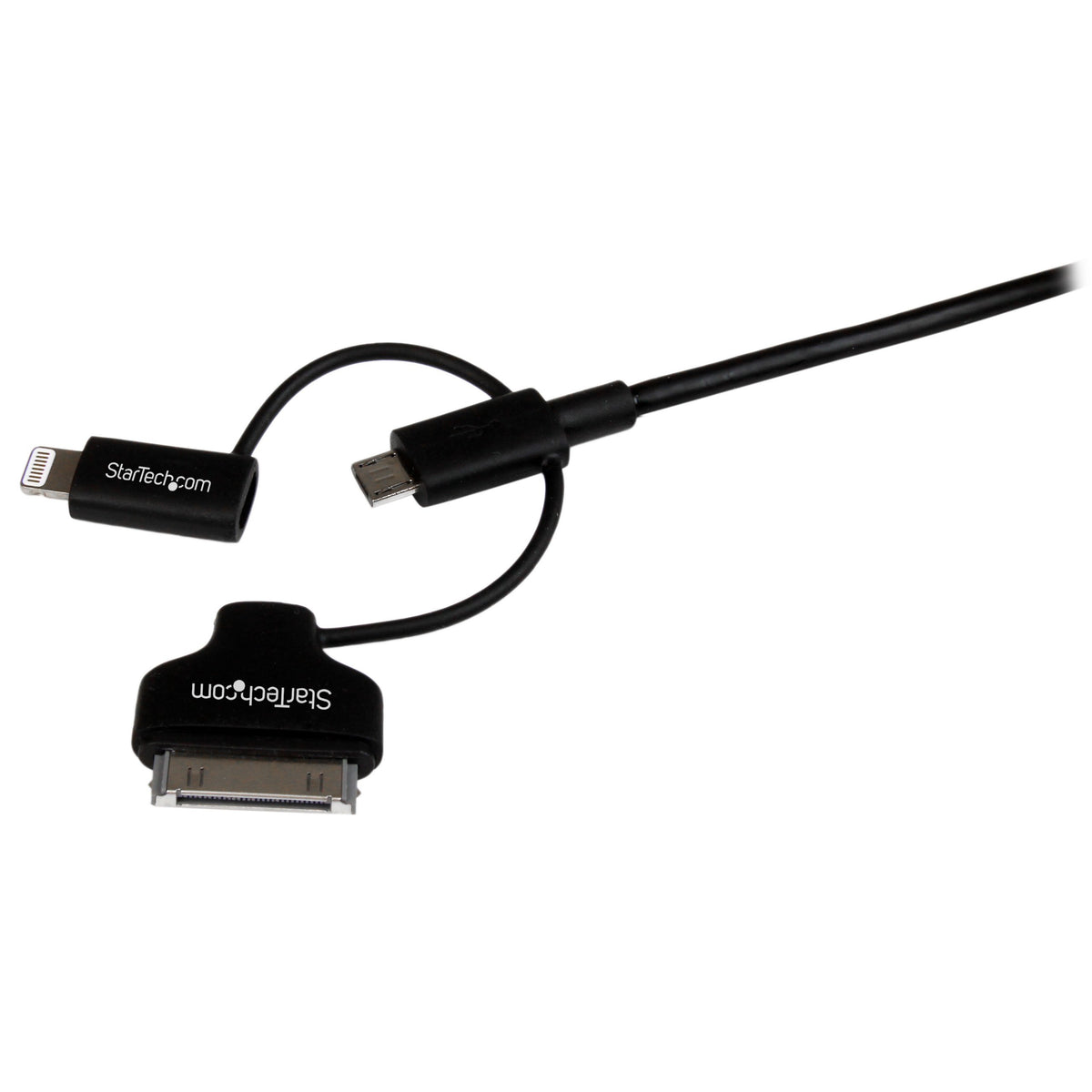 StarTech 3ft/1m Lightning, 30-pin Dock, Black (LTADUB1MB)