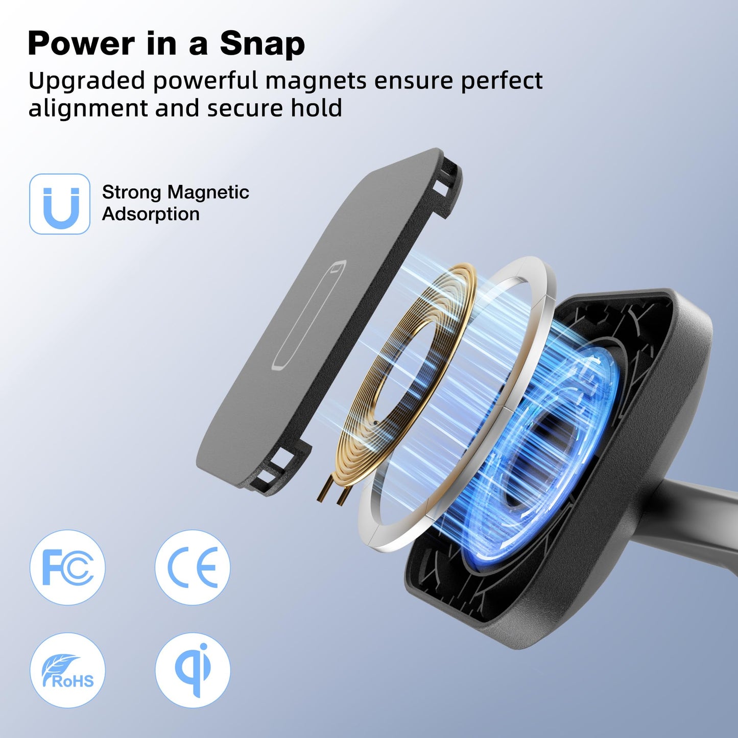 3 in 1 Foldable Magnetic Wireless Charger Stand, Fast Charging Station for iPhone 17/16/15/14/13/12 Series, Apple Watch S10/S9/S8/SE 2/S7/6/SE