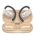 Open Ear Headphones Air Conduction Wireless Earbuds with Mic 42H Playtime Clear Call LED Digital Display Over Earphones Lightweight Waterproof Secure