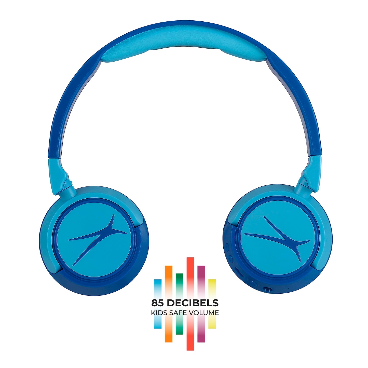 Altec Lansing Kid Safe 2-in-1 Wireless Bluetooth Headphones - Crystal Clear Sound, Safe Volume Limiting, Foldable Design - Enjoy Audio and Protect…