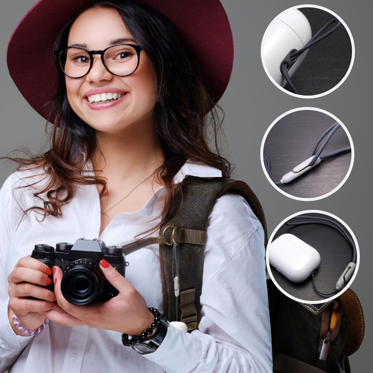 Performore 2-Pack of Lanyards, Anti-Drop & Anti-Lost, Adjustable Hand Wrist Lanyard with Clip - Perfect for Cellphones, Cameras, USB Flash Drives