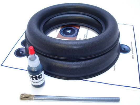 Springfield Speaker Subwoofer Foam Surround Edge Repair Kit - 2 Subwoofer Kit - Compatible with JL Audio 8W7