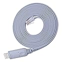 Console Cable,Cisco Console Cable,USB Console Cable with FTDI Chip,USB to RJ45 Serial Adapter Compatible with Cisco,HP,NETGEAR,Huawei,Routers/Switches