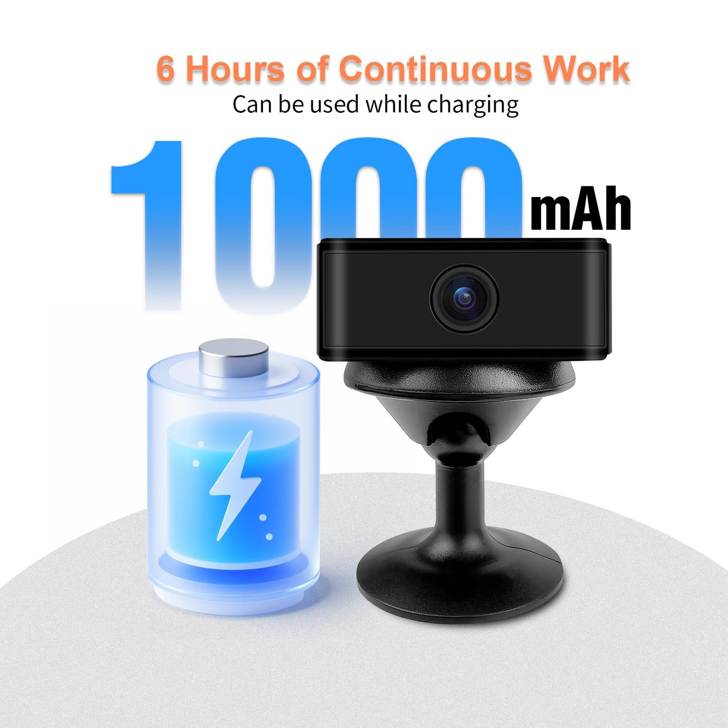 DUVIX Mini Camera Hidden Camera Nanny Cam 1080P WiFi Wireless Surveillance with Motion Detection, Auto Night Vision for Baby/Pet/Nanny Monitoring