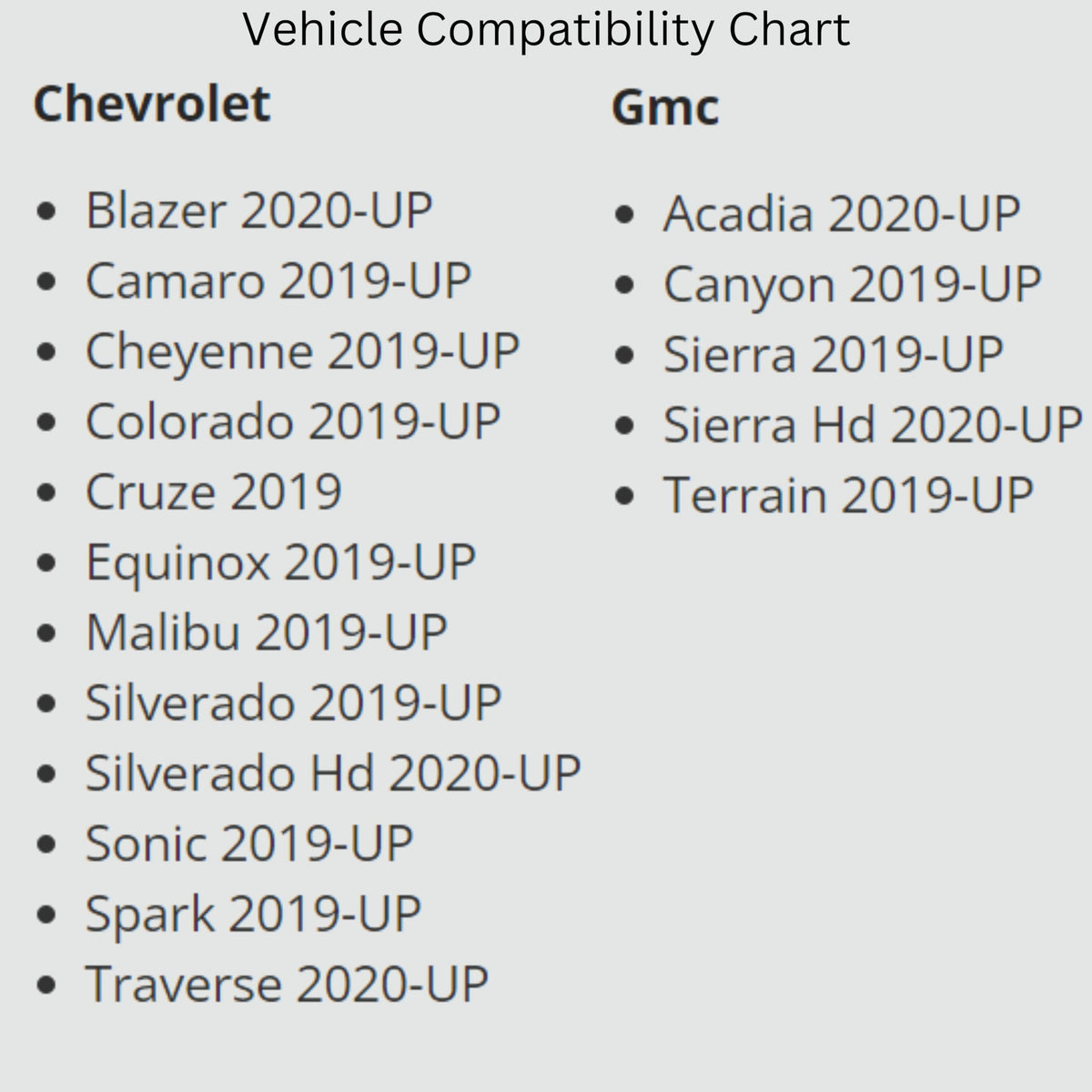 Axxess 2019-Up Chevy & GMC T-Harness: Full System or Subwoofer LOCGMH4