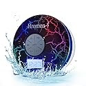 HROMEN Bluetooth Speaker,2nd Gen IPX7 Waterproof Bluetooth Speakers, Bathroom Shower Speaker,Wireless Cool Cracking Backlit, Suction Cup,Outdoor