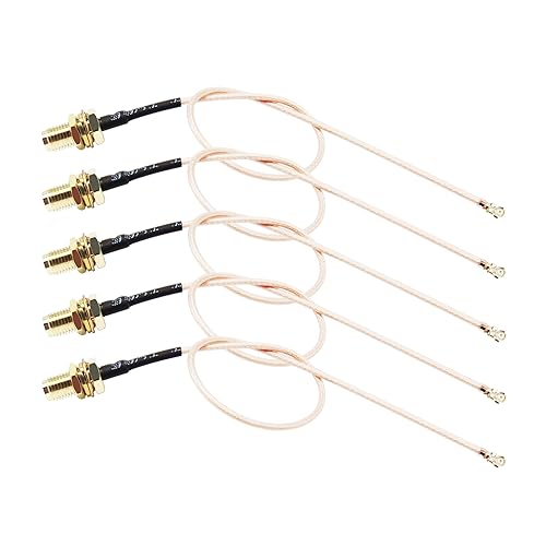 Rydocyee IPEX U.FL to SMA Female Cable 8 Inches RG178 WiFi Pigtail Coaxial Cable Connecting SMA Antenna to 4G 5G Router, Modem, MiFi Hotspot, Mini