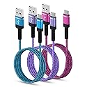 USB C Charger Cord Fast Charging 3 Pack 6ft for Samsung Galaxy S25 Ultra S25 Edge S25 Plus S25 A17 A16 5G A35 A15 S24 FE S23, 3.1A Android Charger USB