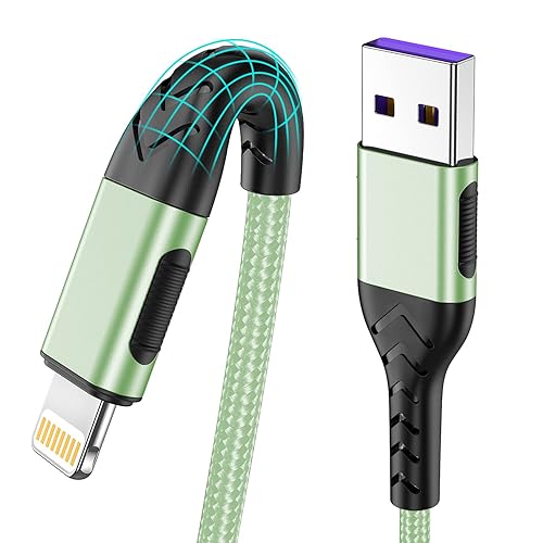 Durcord iPhone Charger, [MFi Certified] 3Pack 10FT USB A Cable for Long Lightning Charger Cable, Fast iPhone Charging Cord for iPhone Xs…
