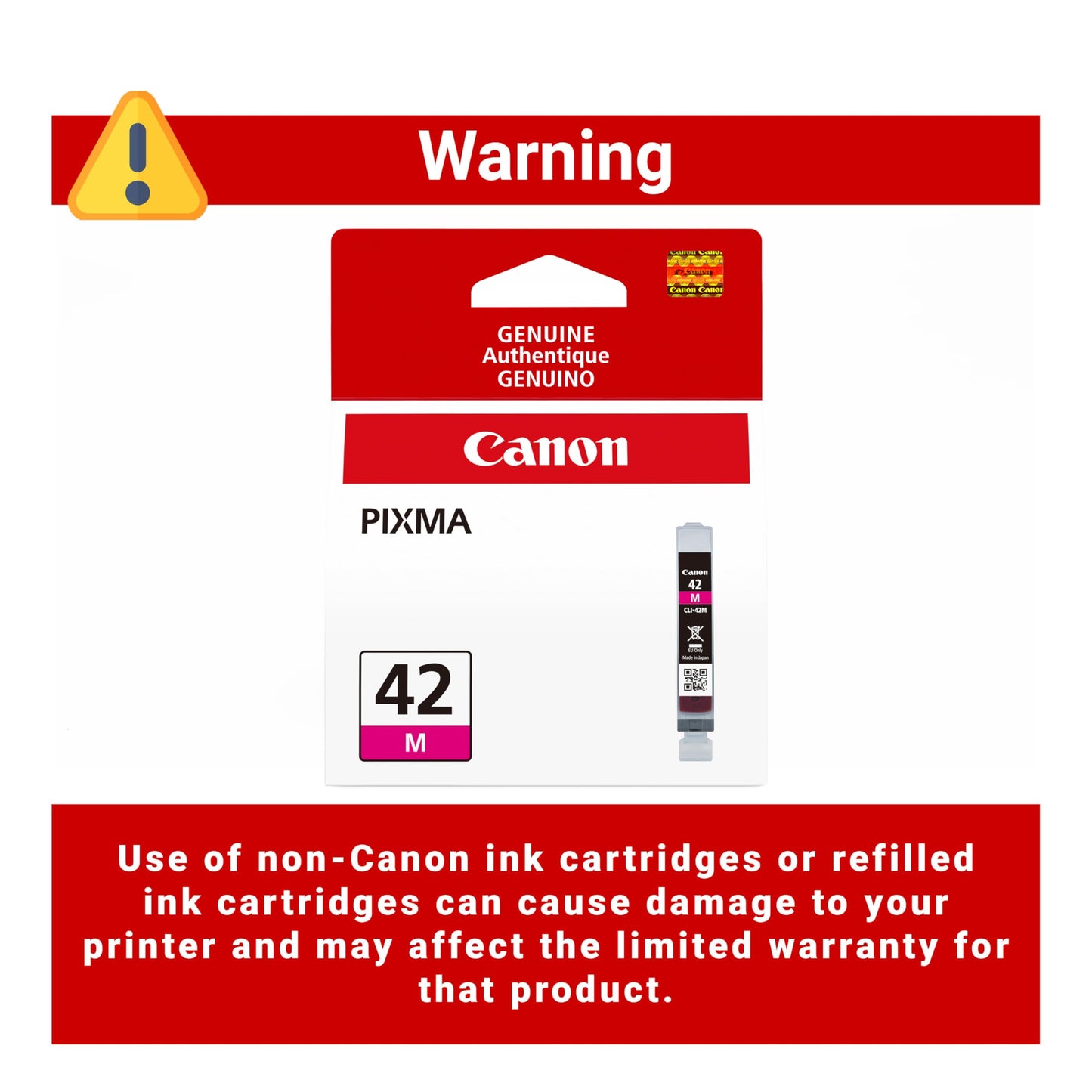Canon CLI-42 Genuine Magenta Ink Tank, Compatible with PIXMA PRO-100 Printers