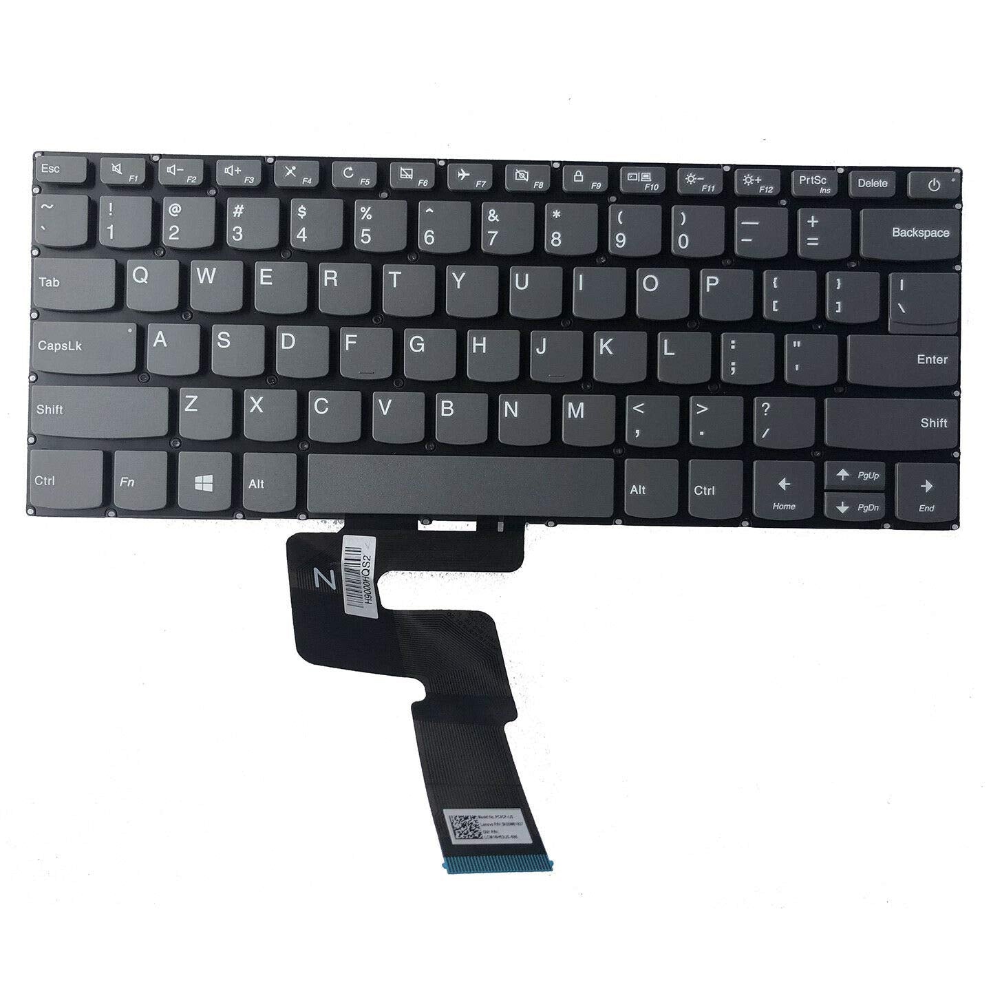 ndliulei New US Black English Laptop Keyboard (Without palmrest) for Lenovo IdeaPad 1-14IGL05 1-14ADA05 130S-14IGM