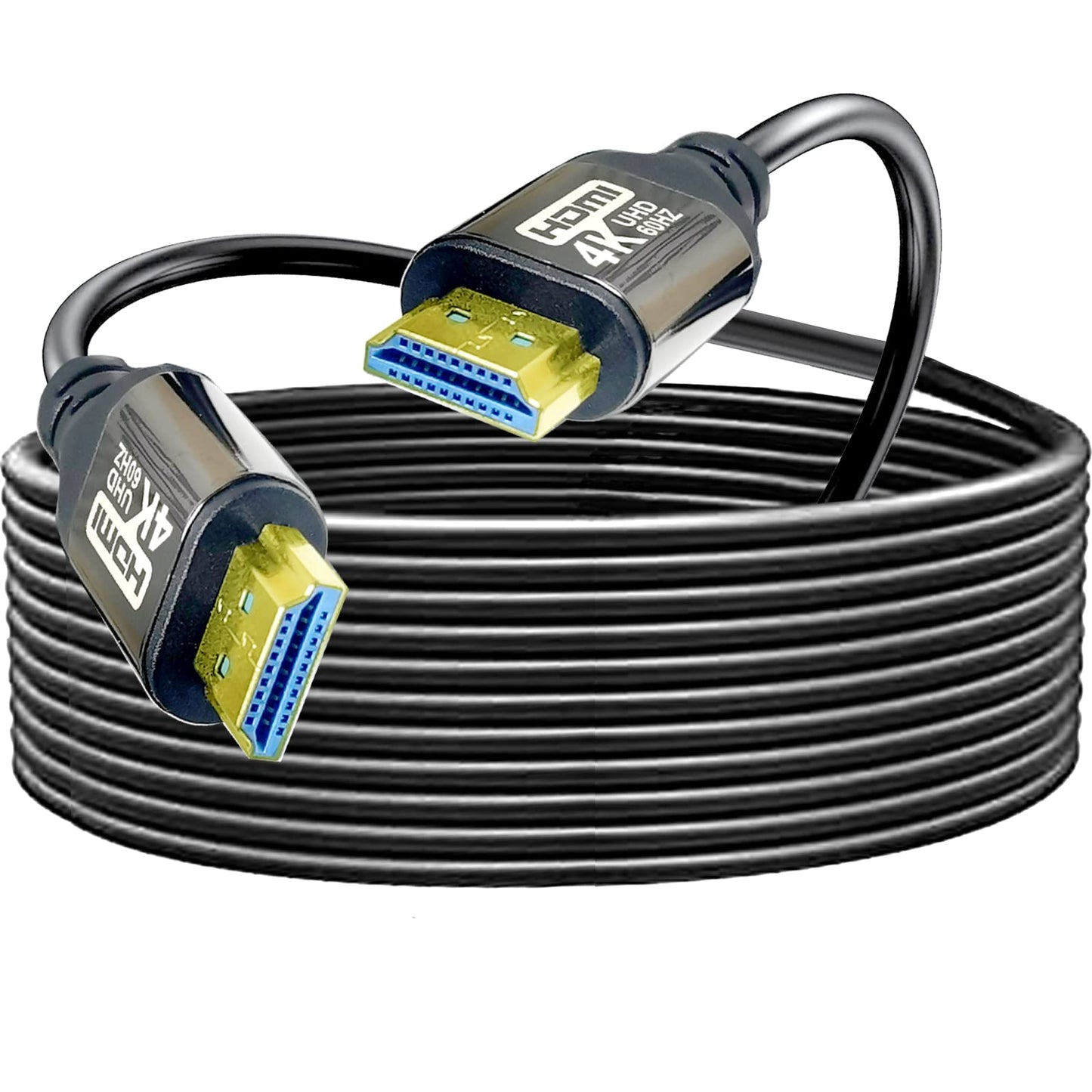 4K HDMI Cable 60ft 2.0 18Gbps,High Speed HDMI Cables 4K60 2K120 1080P eARC HDR HDCP 2.2 2.3 Compatible with Apple TV 4K Sony LG Samsung Xbox Series X