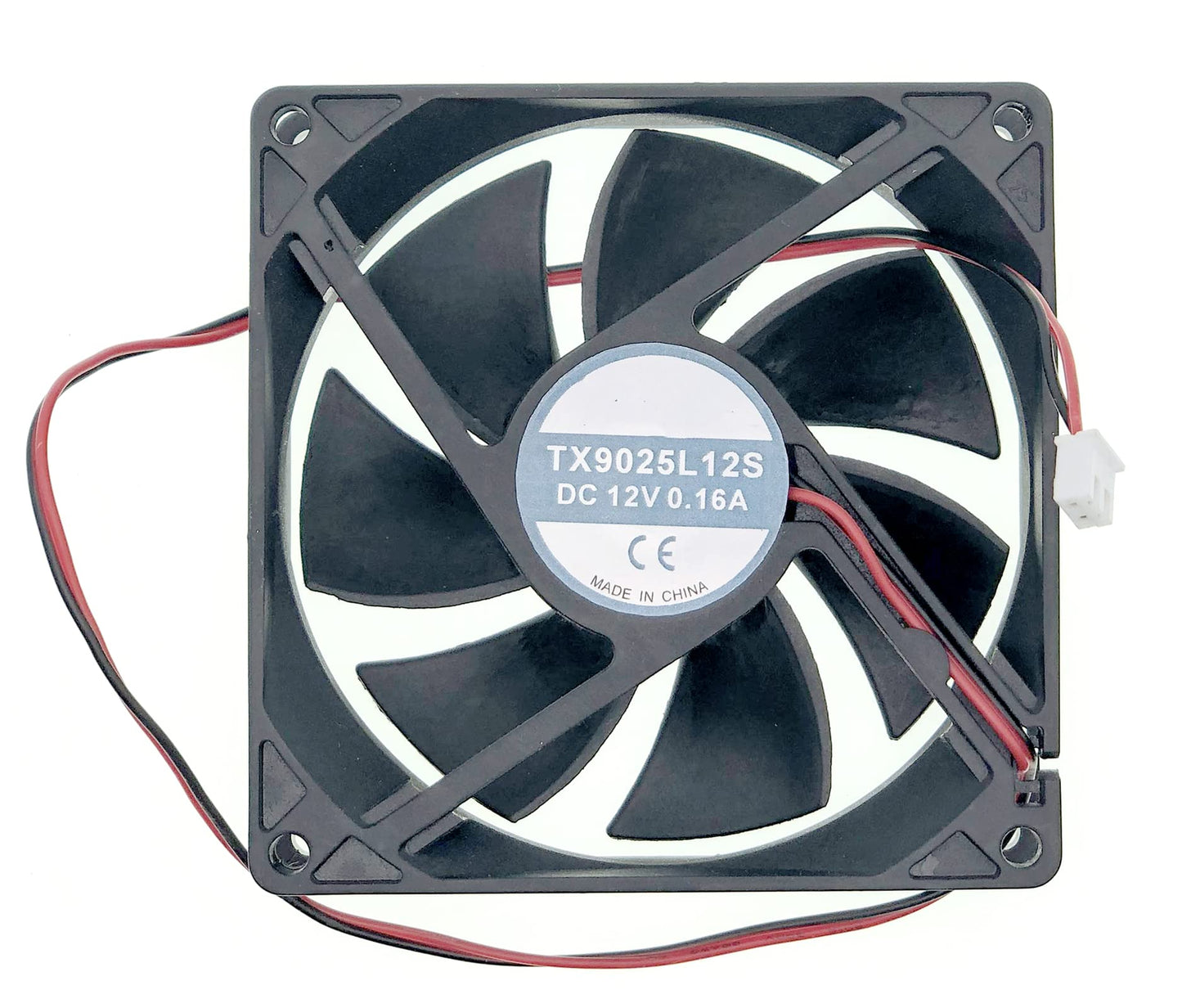 New Case Cooling Fan for TX9025L12S 9cm 9025 Computer Case Fan DC12V 0.16A Size:90 * 90 * 25 mm 2-pin 2-Wire