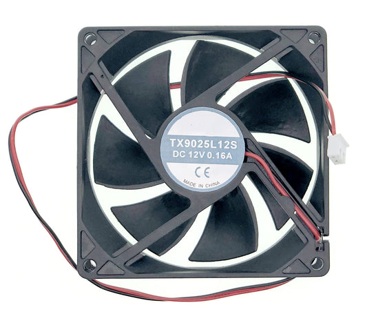 New Case Cooling Fan for TX9025L12S 9cm 9025 Computer Case Fan DC12V 0.16A Size:90 * 90 * 25 mm 2-pin 2-Wire