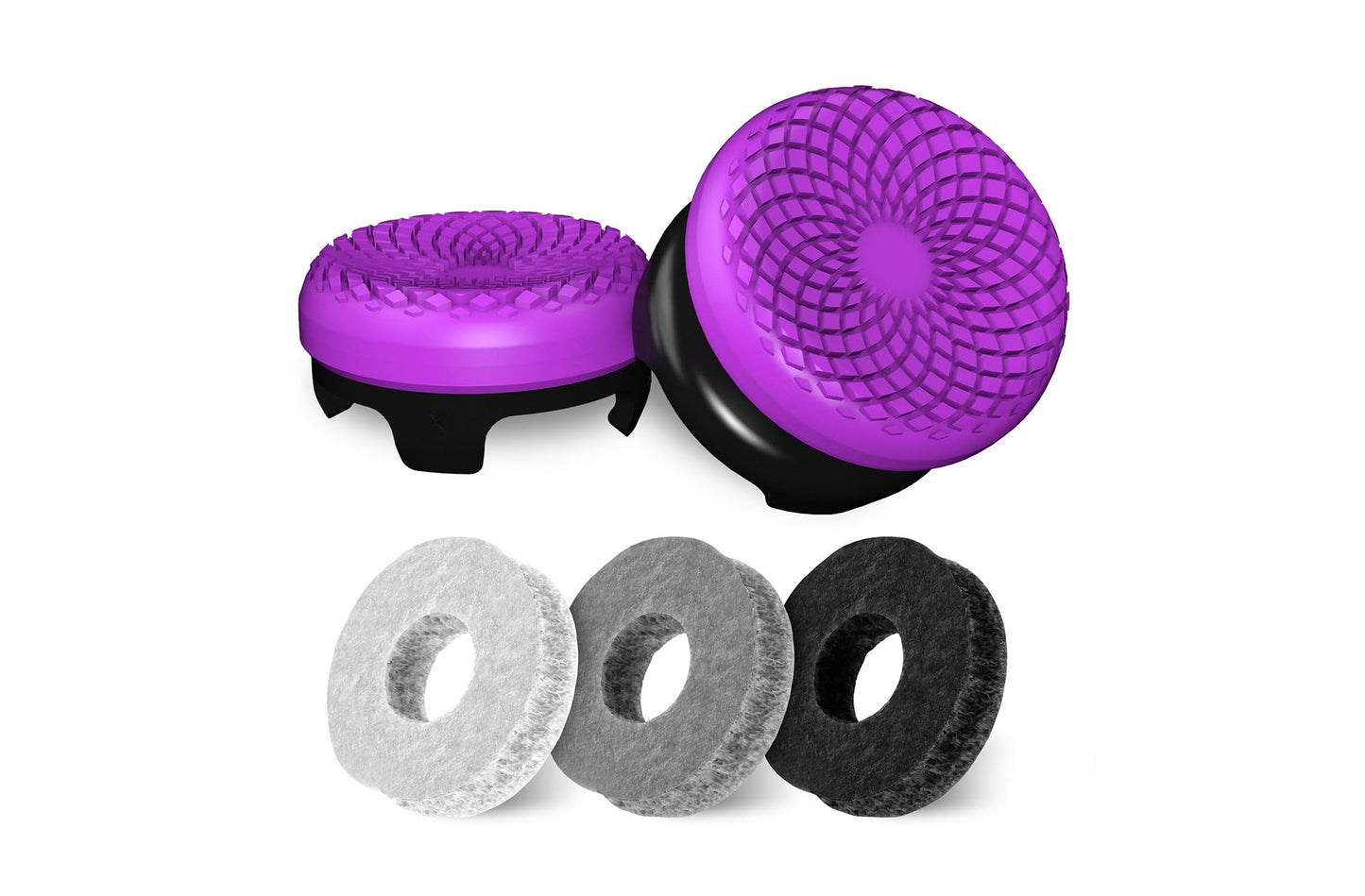 KontrolFreek Aim Boost Kit for PlayStation 5 (PS5) and PlayStation 4 (PS4) Controller | Includes Performance Thumbsticks and Precision Rings | Frenzy
