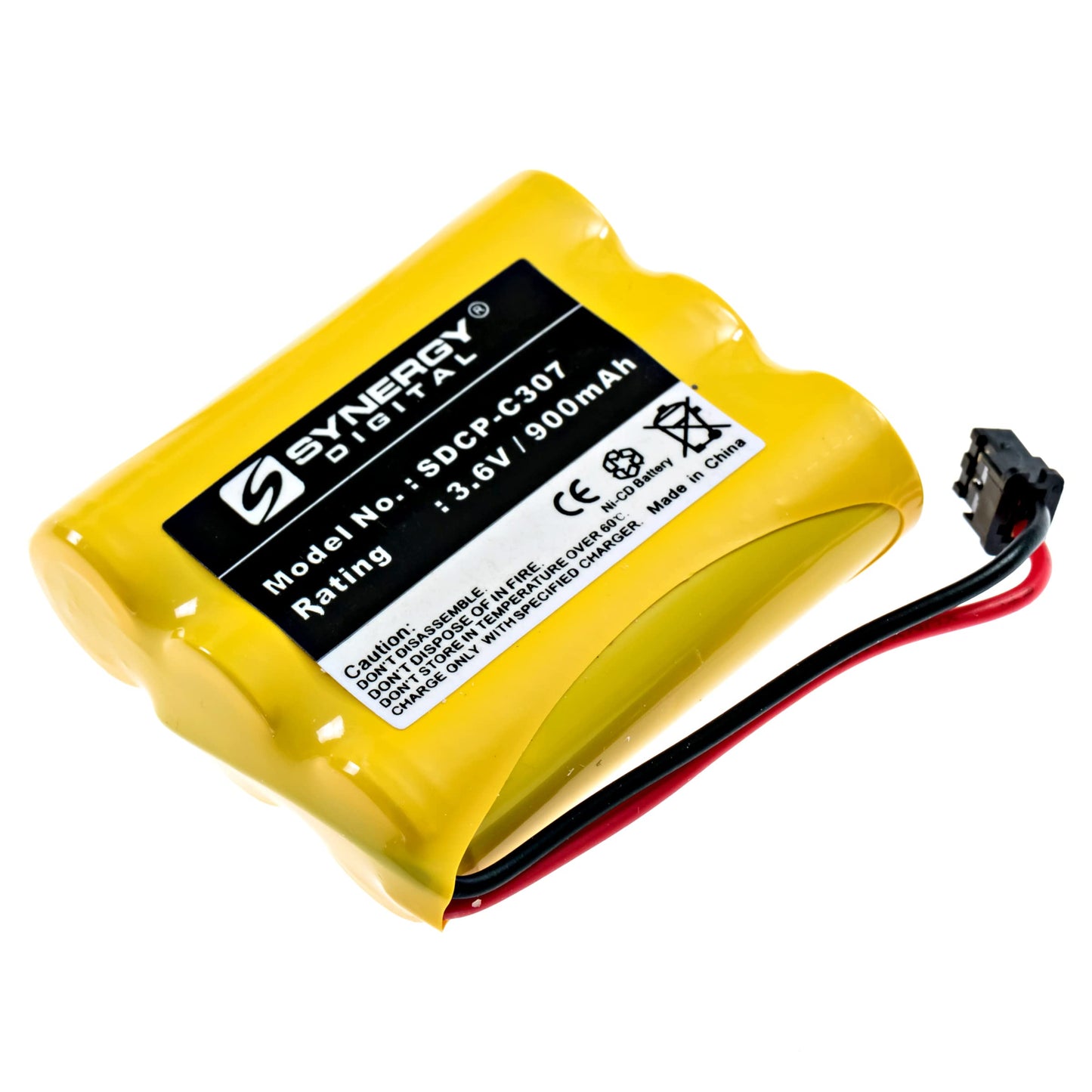 Dantona Cordless Phone Battery, Compatible with Radio Shack 43-3857 Cordless Phone, (Ni-CD, 3.6V, 600mAh) Ultra High Capacity, Replacement