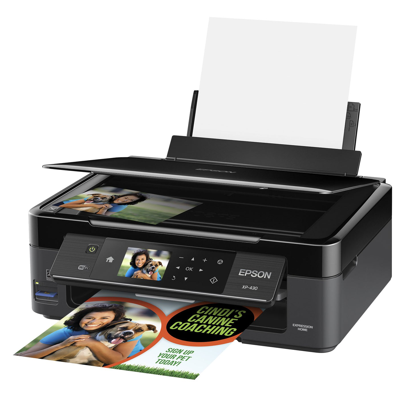 Epson Expression Home XP-430 Wireless Color Photo Printer with Scanner and Copier, Works with Alexa