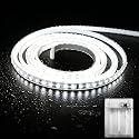XINGZHI Waterproof Battery Powered LED Strip Lights for Home Kitchen Bedroom TV Backlighting Waterproof, Powered by 3 AA Batteries, Soft and Flexible