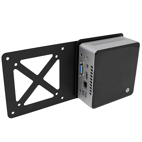 HumanCentric Mounting Bracket Compatible with Intel NUC, VESA Monitor Arm Extension Plate for NUC Mini PC Computer, 75x75mm and 100x100mm Patterns